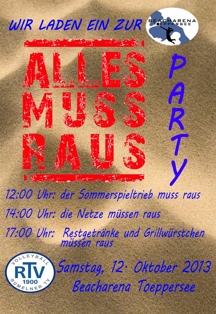 Alles muss raus Party